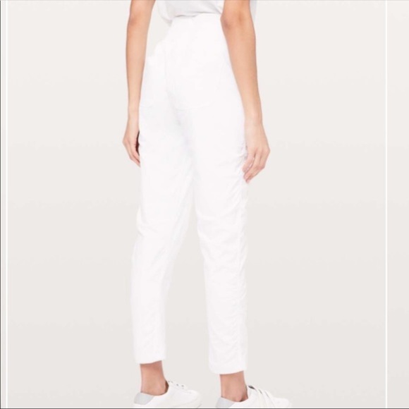 Lululemon Street To Studio Pant White 4 - Picture 9 of 9
